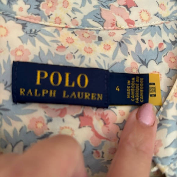 Polo Ralph Lauren Vintage Style Floral Viscose Dress - Picture 4 of 5